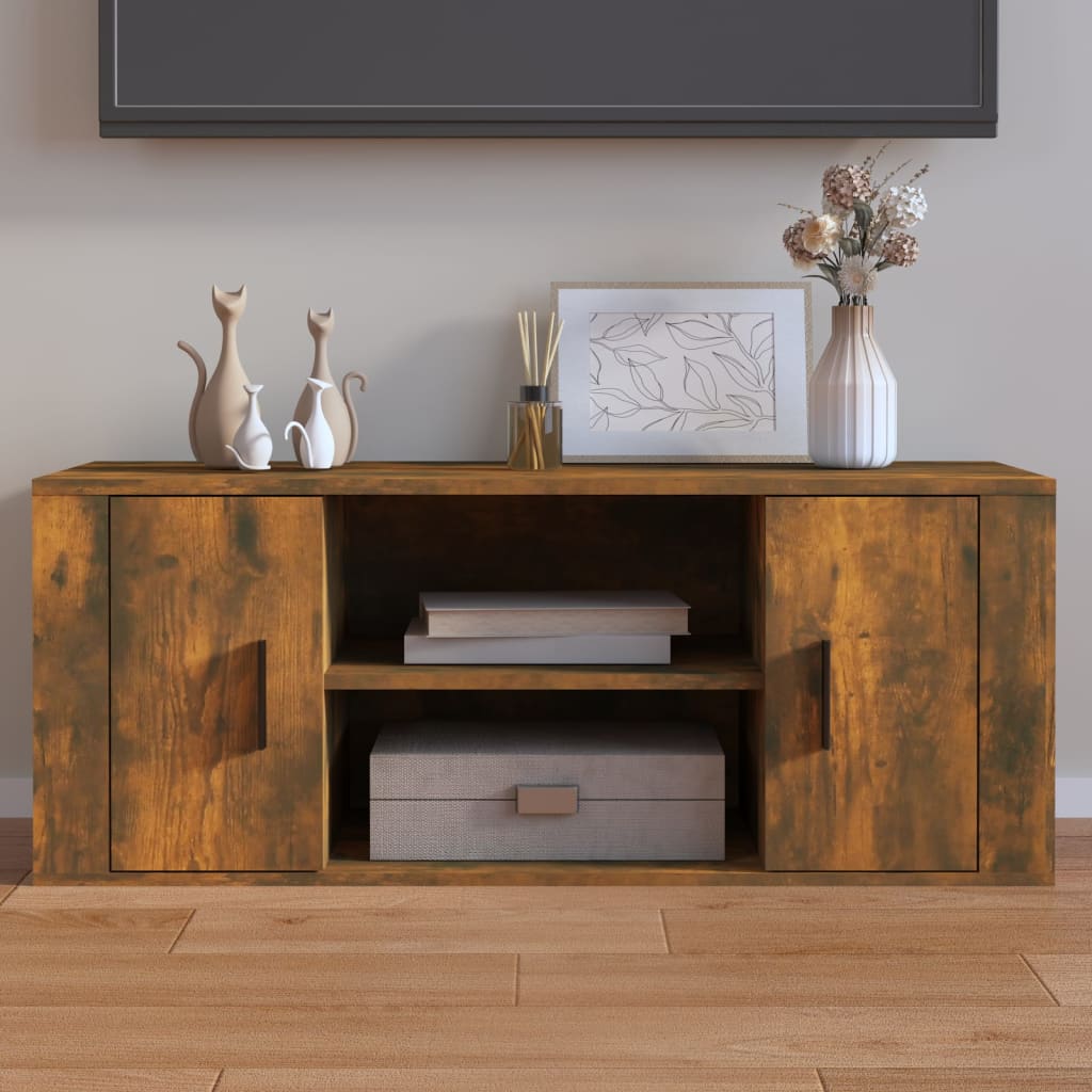 TV-taso savutammi 100x35x40 cm tekninen puu - Sisustajankoti.fi