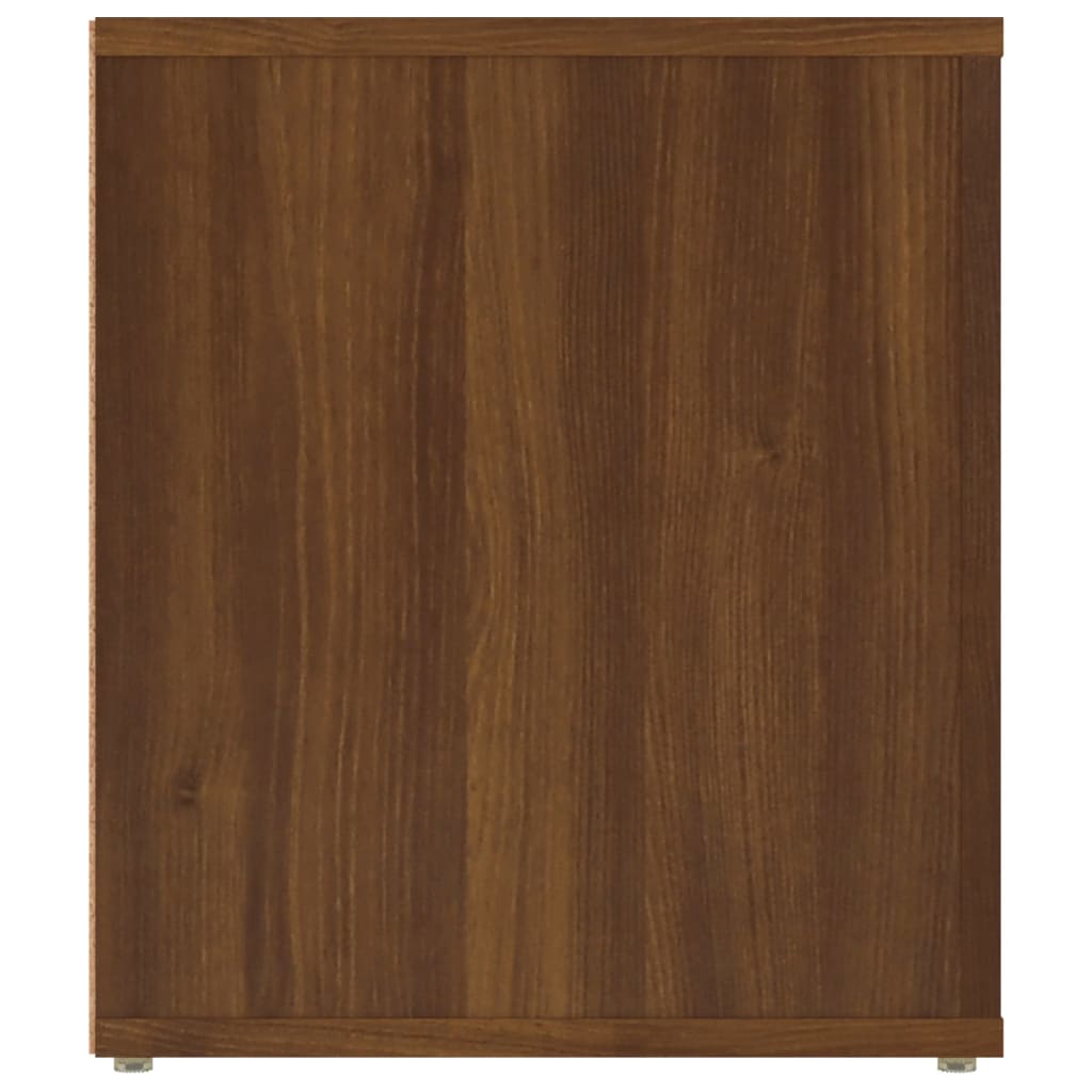 TV-taso ruskea tammi 100x35x40 cm tekninen puu - Sisustajankoti.fi