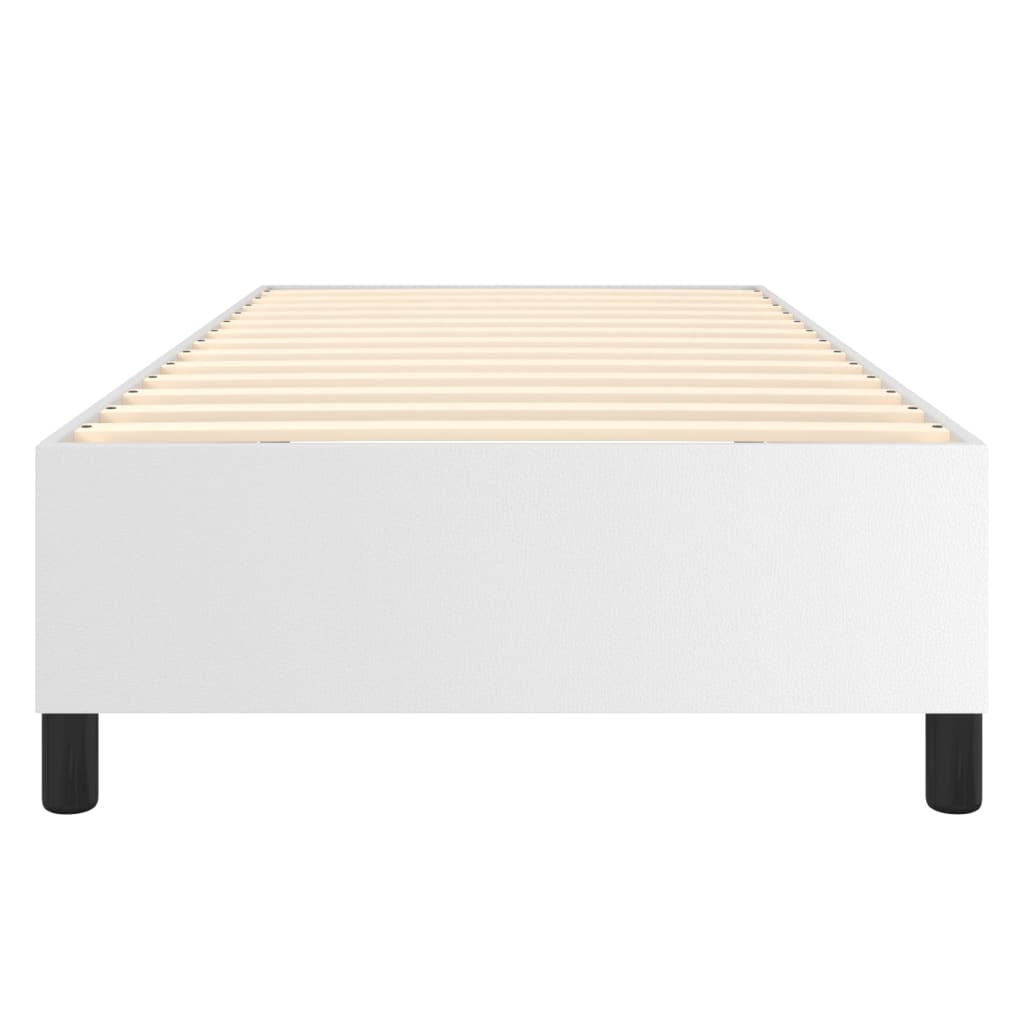 Pussijousi jenkkisänky valkoinen 90x190 3 FT Single keinonahka - Sisustajankoti.fi