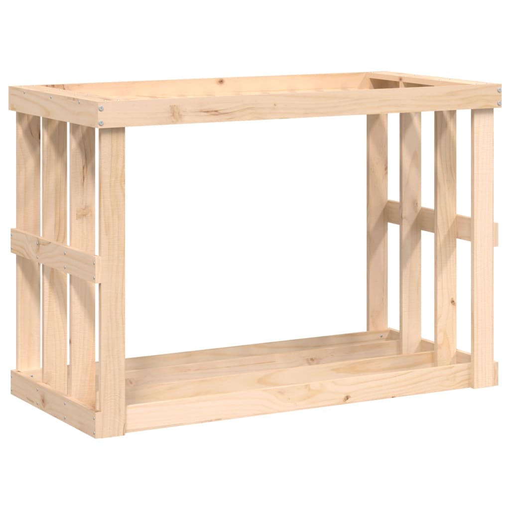 Polttopuuteline ulos 108x52x74 cm täysi mänty - Sisustajankoti.fi