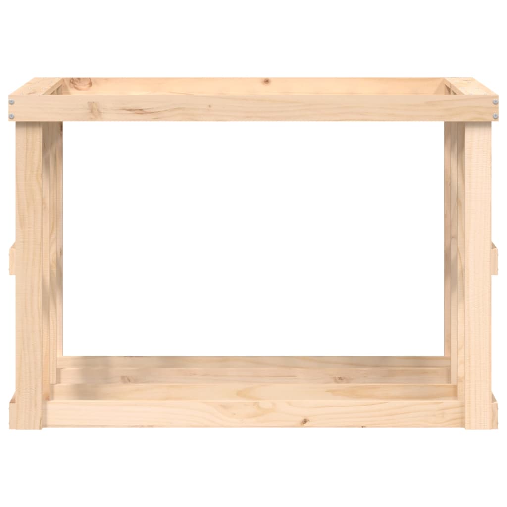 Polttopuuteline ulos 108x52x74 cm täysi mänty - Sisustajankoti.fi