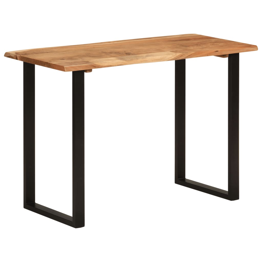 Ruokapöytä 110x50x76 cm täysi akaasiapuu - Sisustajankoti.fi