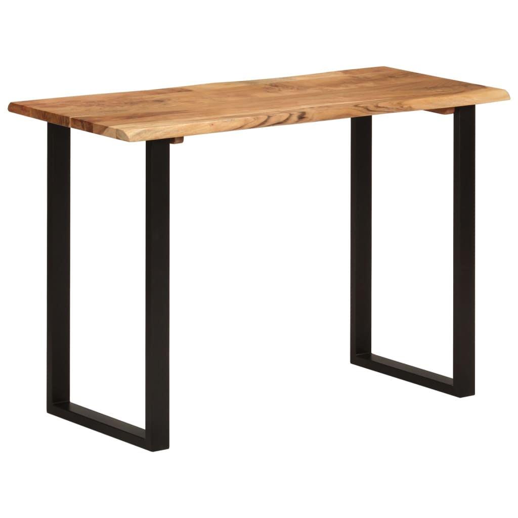 Ruokapöytä 110x50x76 cm täysi akaasiapuu - Sisustajankoti.fi