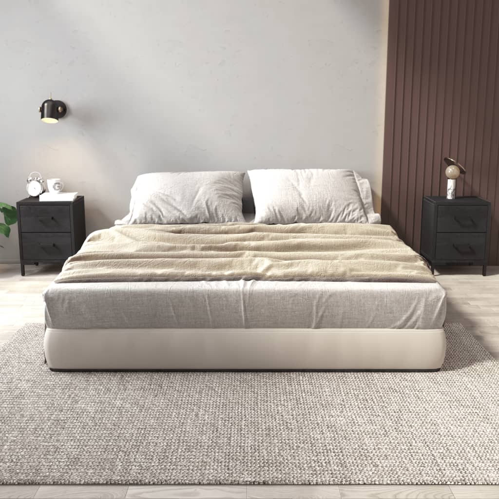 Yöpöydät 2 kpl musta 36x30x45 cm täysi mänty - Sisustajankoti.fi