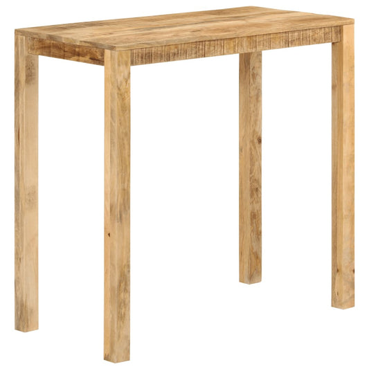 Baaripöytä 112x55x108 cm täysi mangopuu - Sisustajankoti.fi