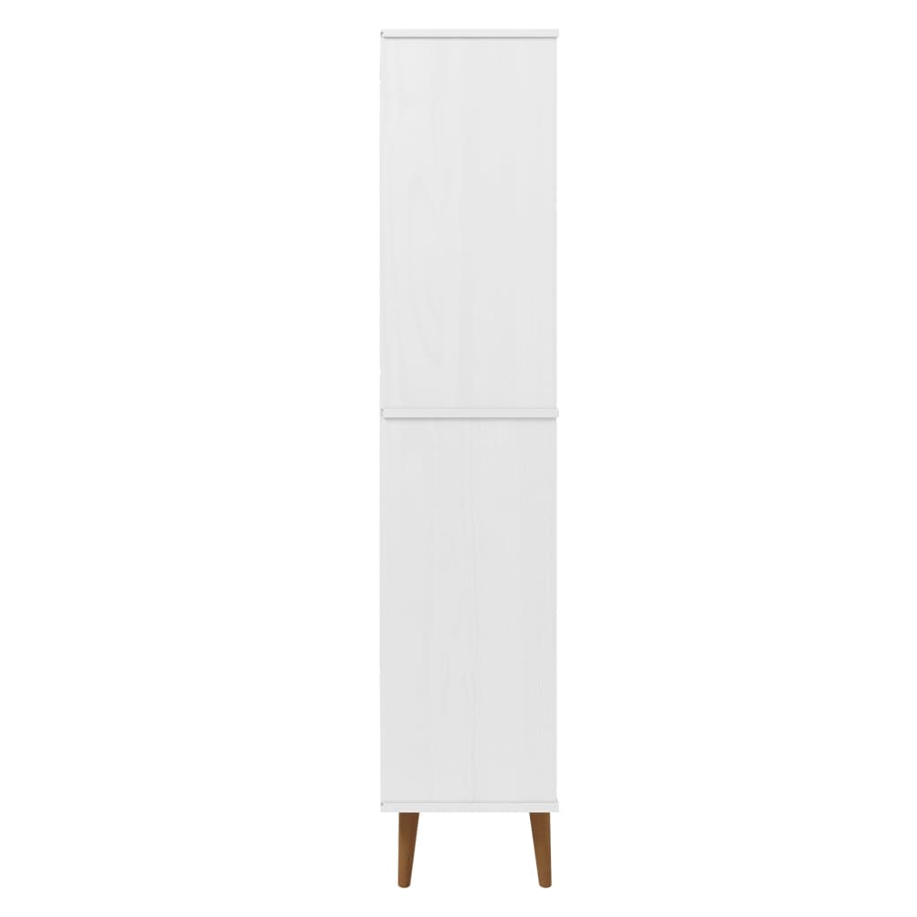 Kirjahylly MOLDE valkoinen 85x35x170,5 cm täysi mänty - Sisustajankoti.fi