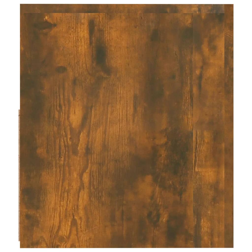 Yöpöydät 2 kpl LED-valoilla savutammi 60x35x40 cm - Sisustajankoti.fi