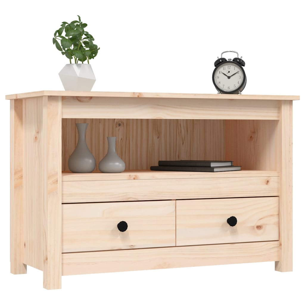 TV-kaappi 79x35x52 cm täysi mänty - Sisustajankoti.fi