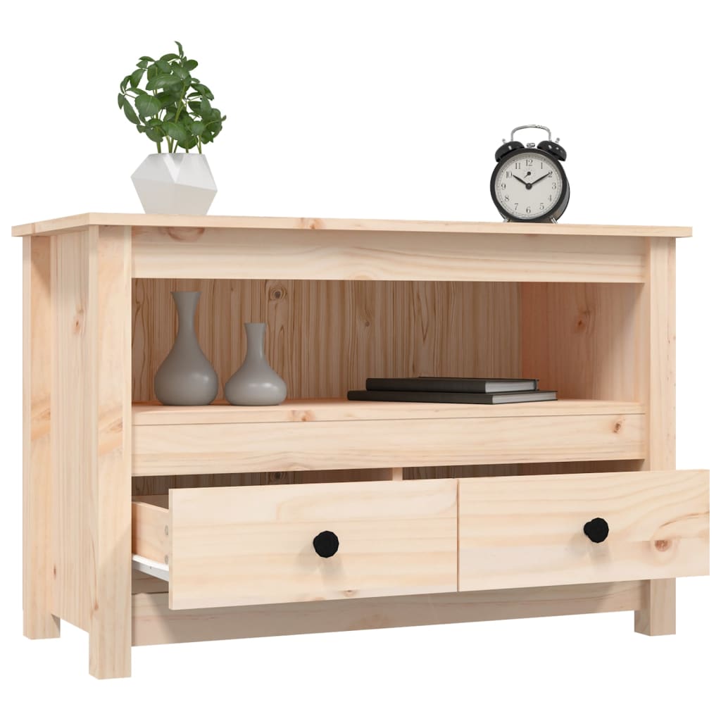 TV-kaappi 79x35x52 cm täysi mänty - Sisustajankoti.fi