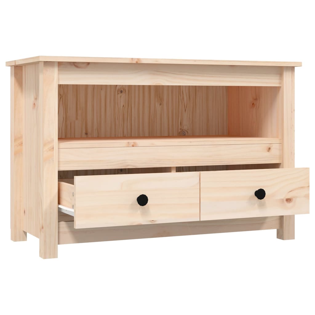 TV-kaappi 79x35x52 cm täysi mänty - Sisustajankoti.fi