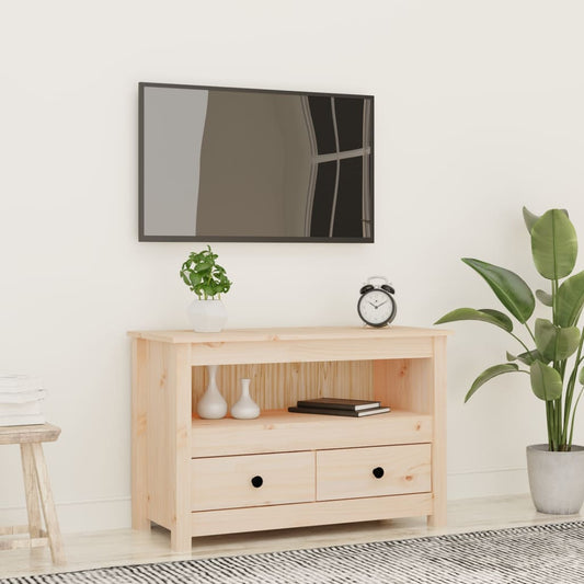 TV-kaappi 79x35x52 cm täysi mänty - Sisustajankoti.fi