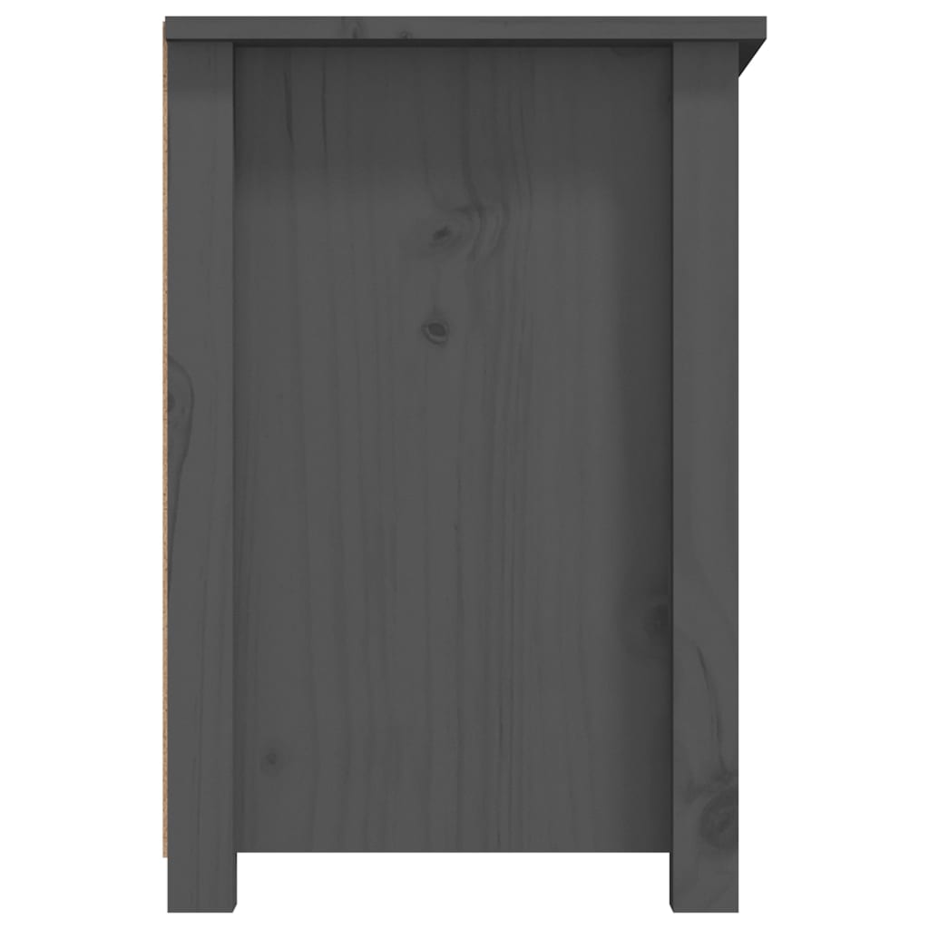 TV-taso harmaa 79x35x52 cm täysi mänty - Sisustajankoti.fi