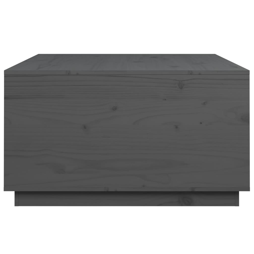 Sohvapöytä harmaa 80x80x45 cm täysi mänty - Sisustajankoti.fi