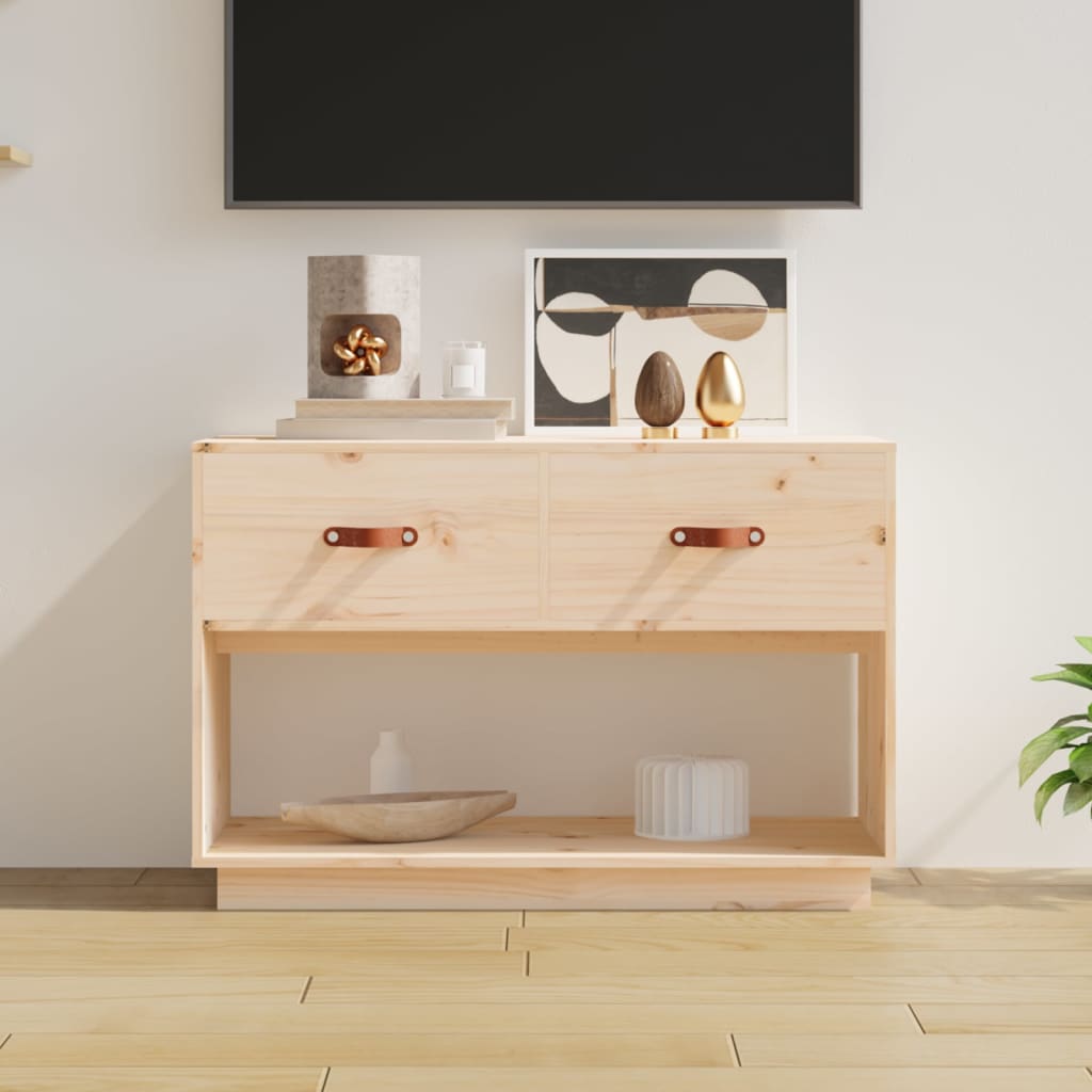 TV-taso 90x40x60 cm täysi mänty - Sisustajankoti.fi