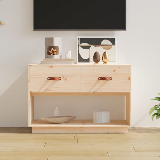 TV-taso 90x40x60 cm täysi mänty - Sisustajankoti.fi