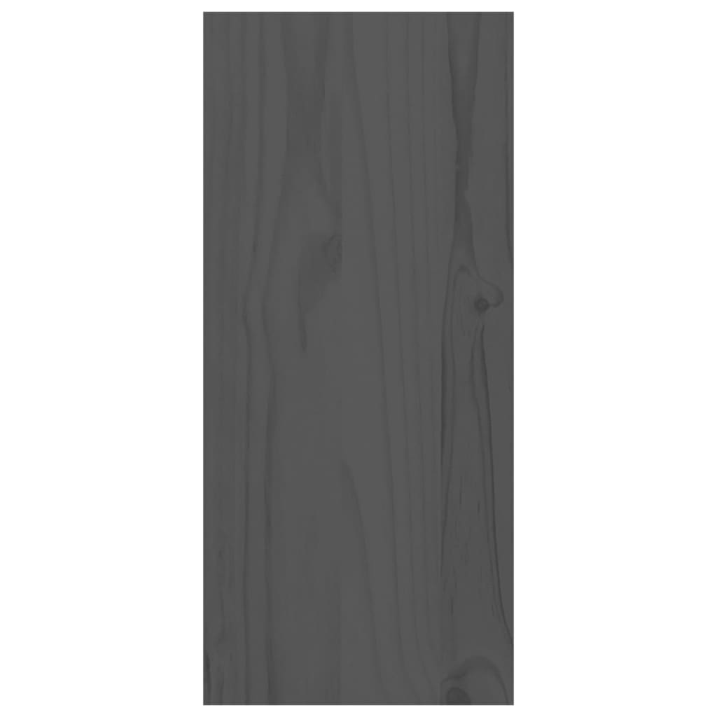Viinikaappi harmaa 56x25x56 cm täysi mänty - Sisustajankoti.fi