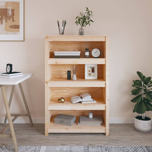 Kirjahylly 80x35x126 cm täysi mänty - Sisustajankoti.fi
