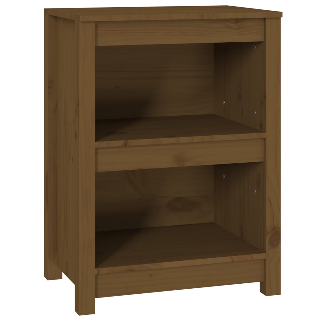Kirjahylly hunajanruskea 50x35x68 cm täysi mänty - Sisustajankoti.fi