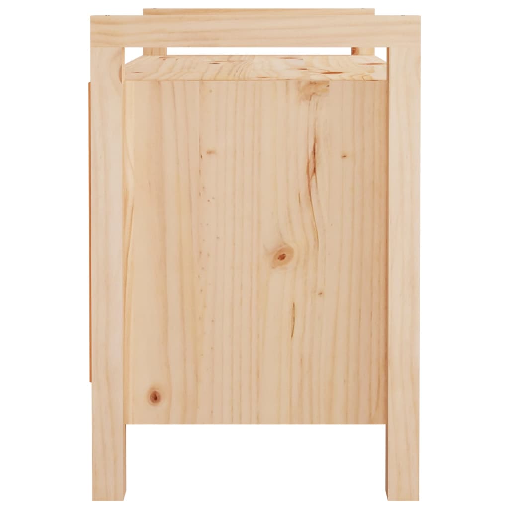 Eteisen penkki 80x40x60 cm täysi mänty - Sisustajankoti.fi