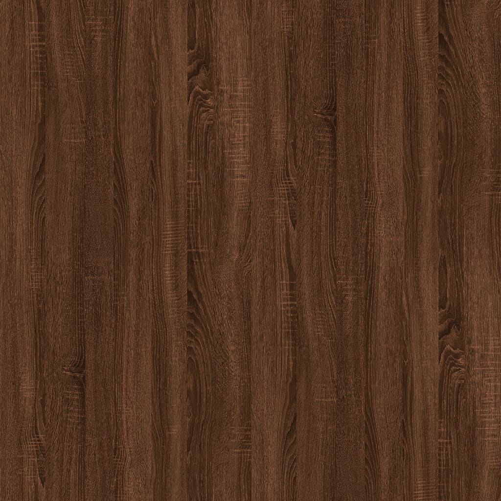 Sivupöytä ruskea tammi 55x38x45 cm tekninen puu - Sisustajankoti.fi