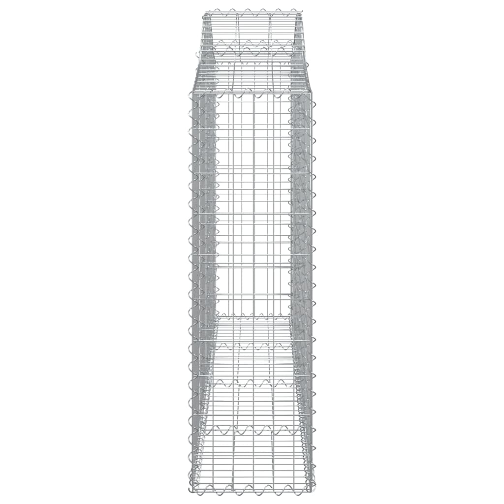Kaarevat kivikorit 7 kpl 200x30x100/120 cm galvanoitu rauta - Sisustajankoti.fi