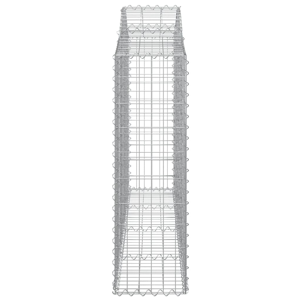 Kaarevat kivikorit 9 kpl 200x30x100/120 cm galvanoitu rauta - Sisustajankoti.fi