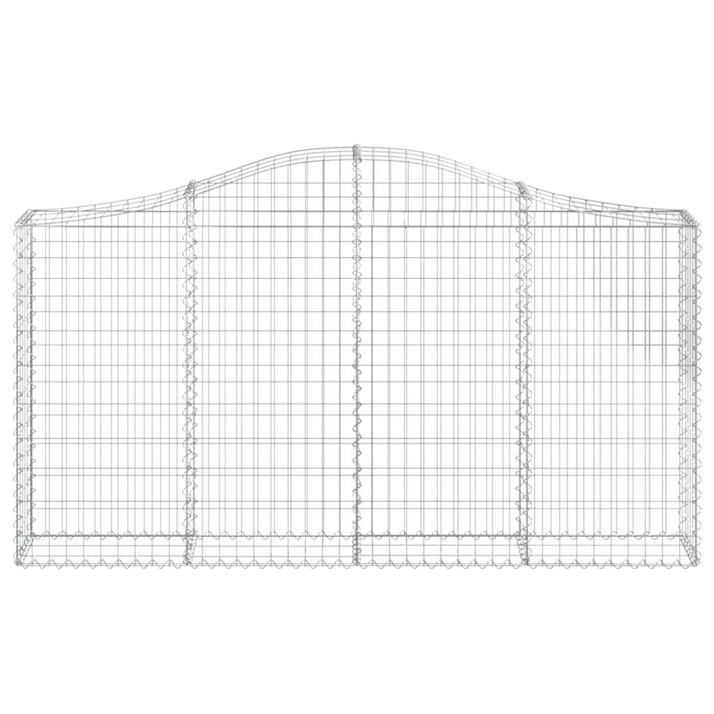 Kaarevat kivikorit 25 kpl 200x30x100/120 cm galvanoitu rauta - Sisustajankoti.fi
