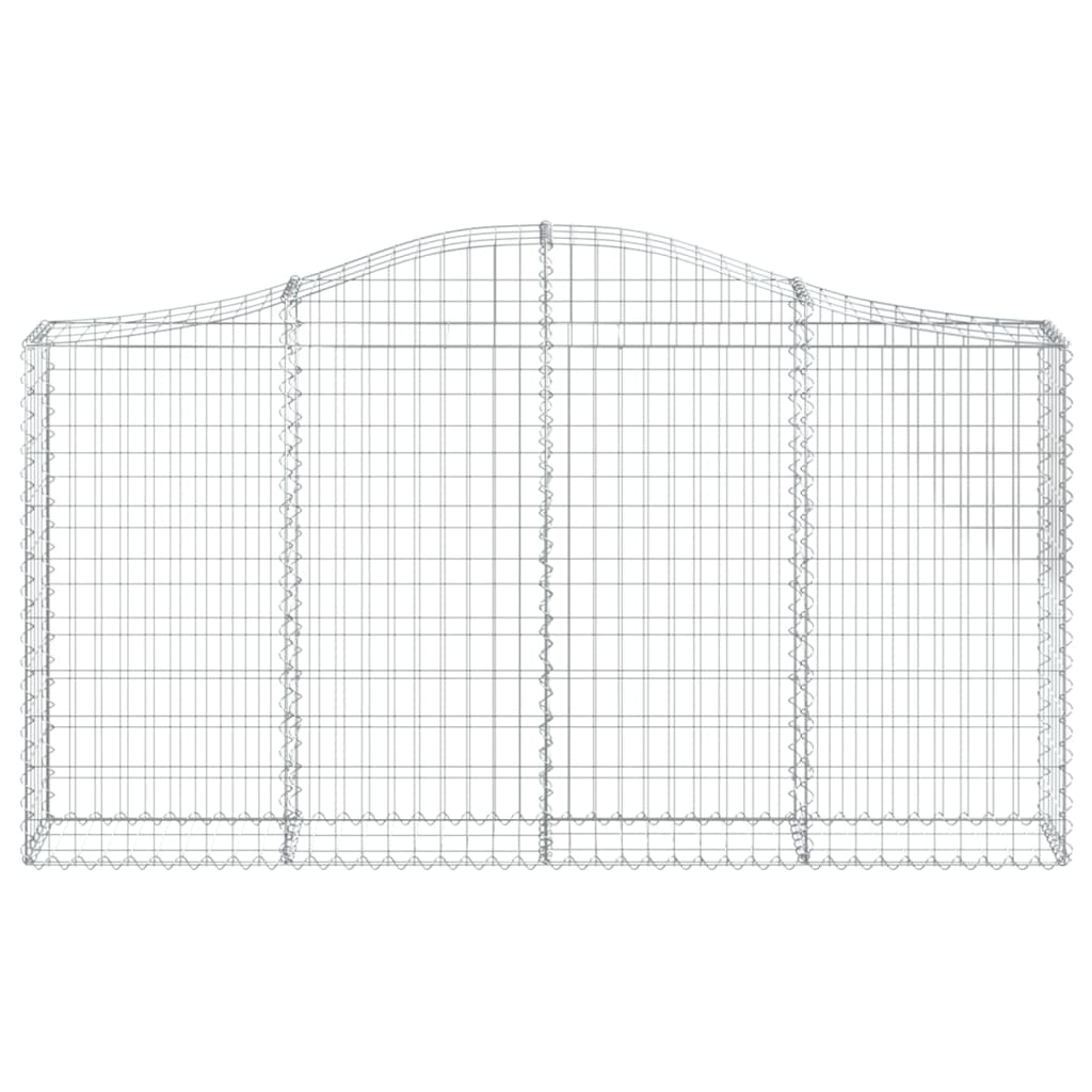 Kaarevat kivikorit 30 kpl 200x30x100/120 cm galvanoitu rauta - Sisustajankoti.fi