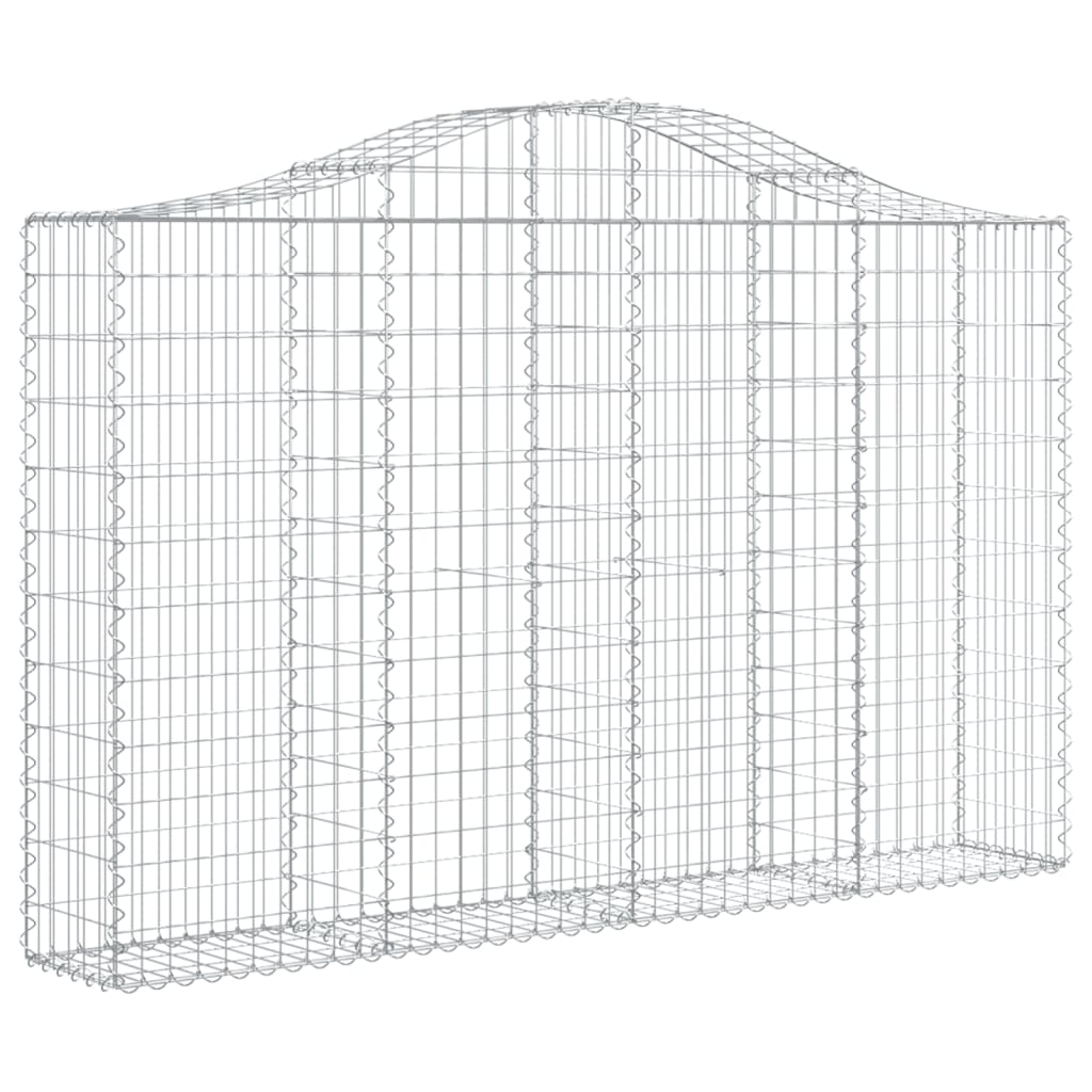 Kaarevat kivikorit 3 kpl 200x30x120/140 cm galvanoitu rauta - Sisustajankoti.fi