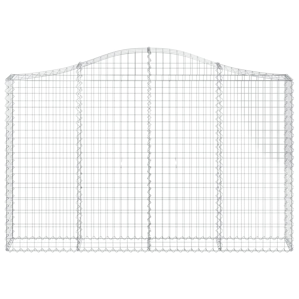 Kaarevat kivikorit 3 kpl 200x30x120/140 cm galvanoitu rauta - Sisustajankoti.fi
