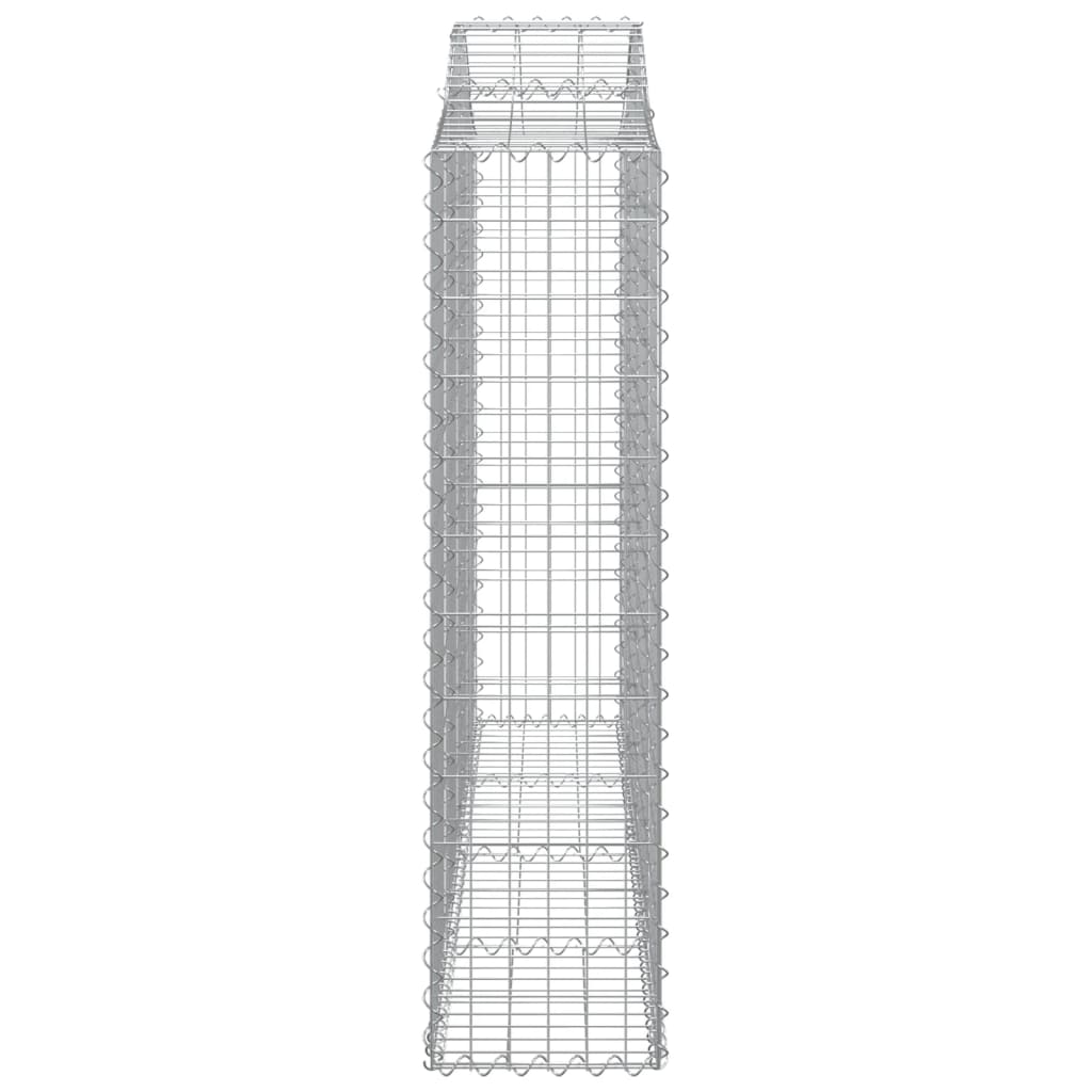 Kaarevat kivikorit 3 kpl 200x30x120/140 cm galvanoitu rauta - Sisustajankoti.fi