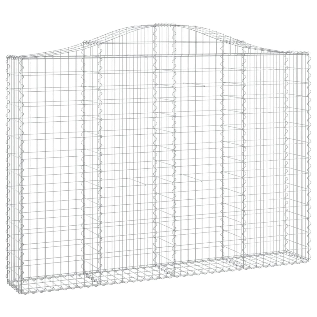 Kaarevat kivikorit 6 kpl 200x30x140/160 cm galvanoitu rauta - Sisustajankoti.fi
