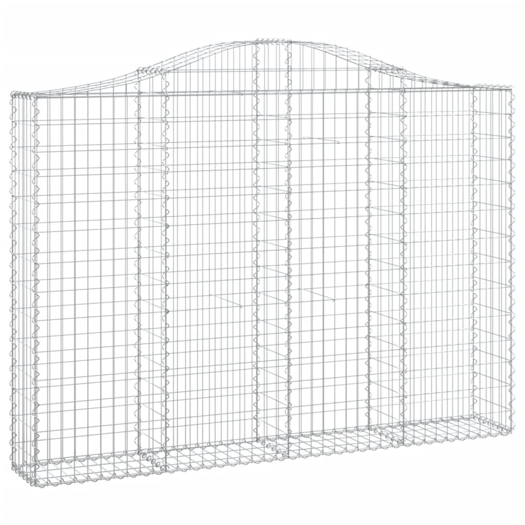 Kaarevat kivikorit 8 kpl 200x30x140/160 cm galvanoitu rauta - Sisustajankoti.fi