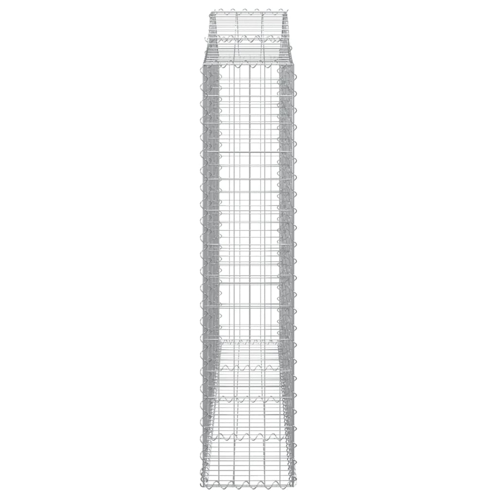 Kaarevat kivikorit 20 kpl 200x30x140/160 cm galvanoitu rauta - Sisustajankoti.fi