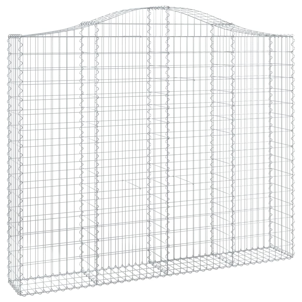 Kaarevat kivikorit 2 kpl 200x30x160/180 cm galvanoitu rauta - Sisustajankoti.fi