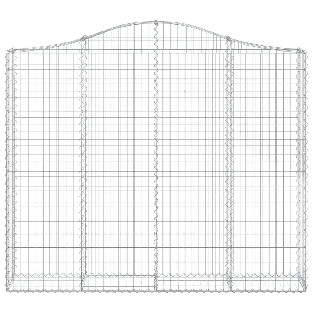 Kaarevat kivikorit 5 kpl 200x30x160/180 cm galvanoitu rauta - Sisustajankoti.fi