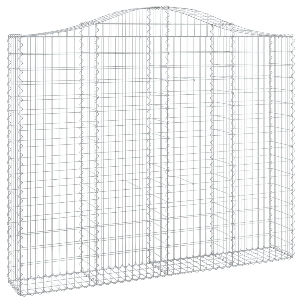 Kaarevat kivikorit 6 kpl 200x30x160/180 cm galvanoitu rauta - Sisustajankoti.fi