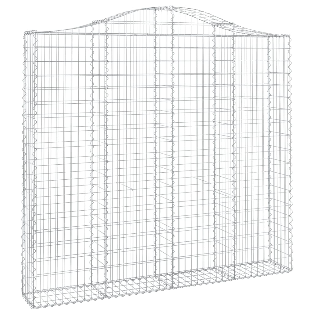 Kaarevat kivikorit 3 kpl 200x30x180/200 cm galvanoitu rauta - Sisustajankoti.fi