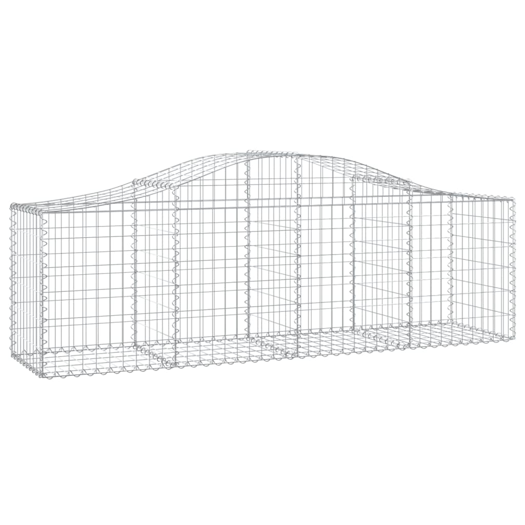 Kaarevat kivikorit 3 kpl 200x50x60/80 cm galvanoitu rauta - Sisustajankoti.fi