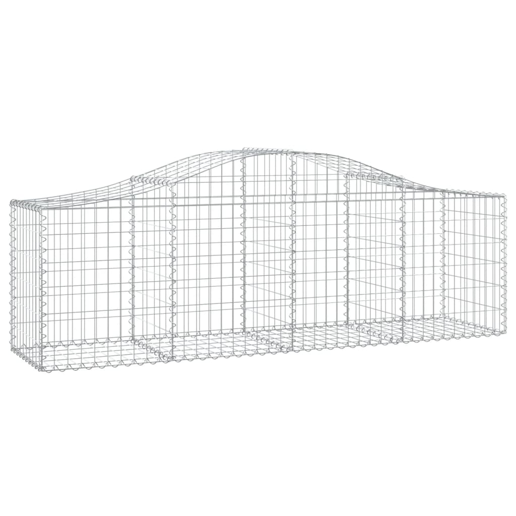 Kaarevat kivikorit 11 kpl 200x50x60/80 cm galvanoitu rauta - Sisustajankoti.fi