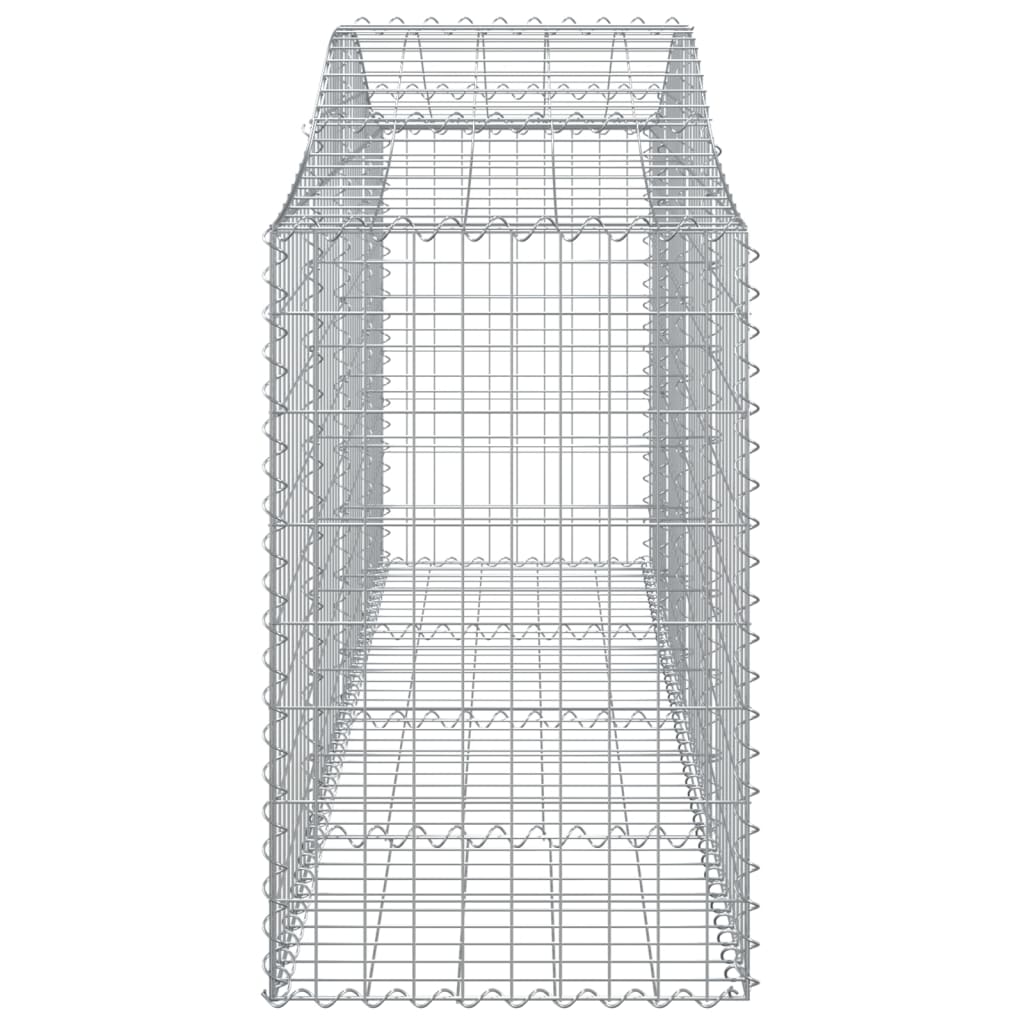 Kaarevat kivikorit 20 kpl 200x50x80/100 cm galvanoitu rauta - Sisustajankoti.fi