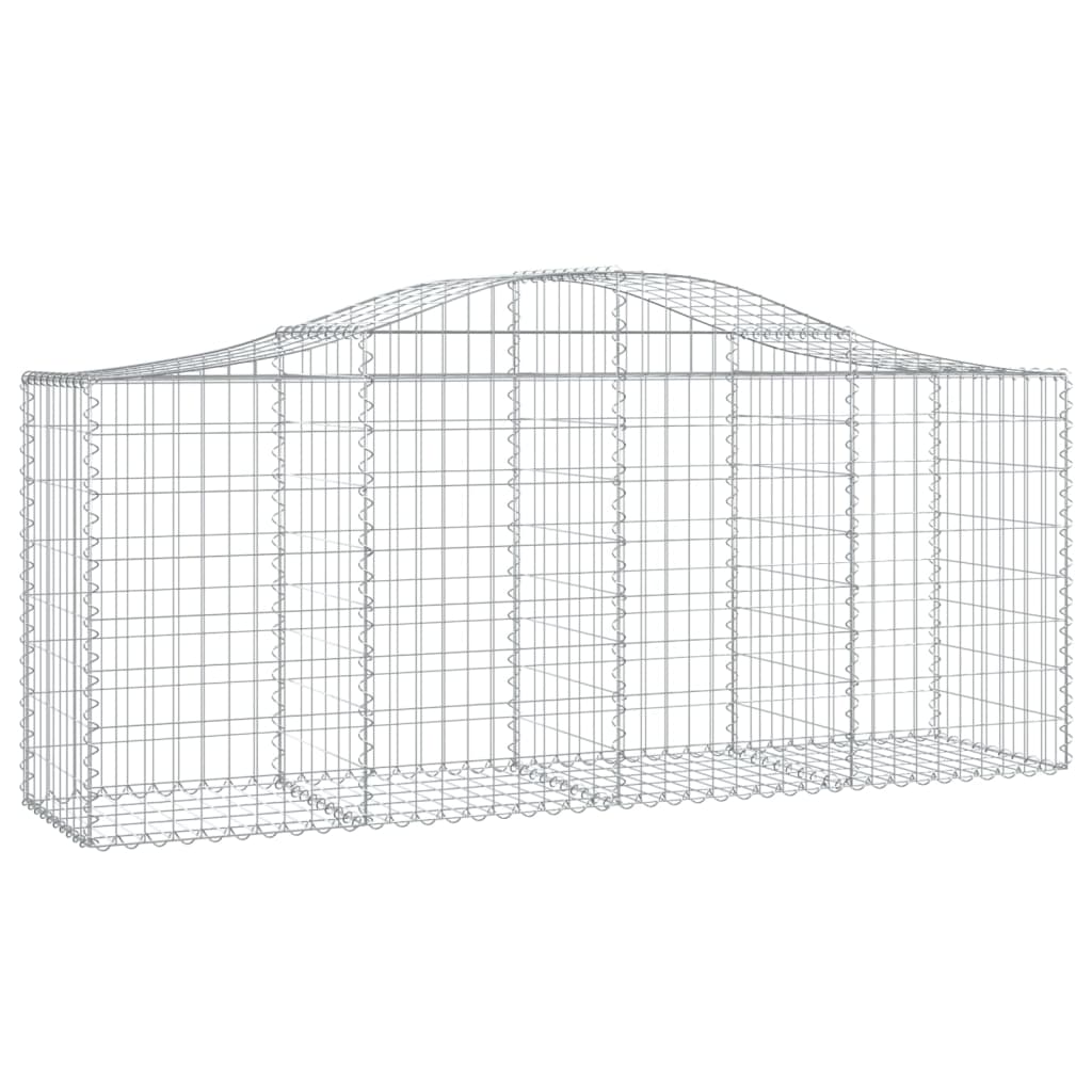 Kaarevat kivikorit 30 kpl 200x50x80/100 cm galvanoitu rauta - Sisustajankoti.fi