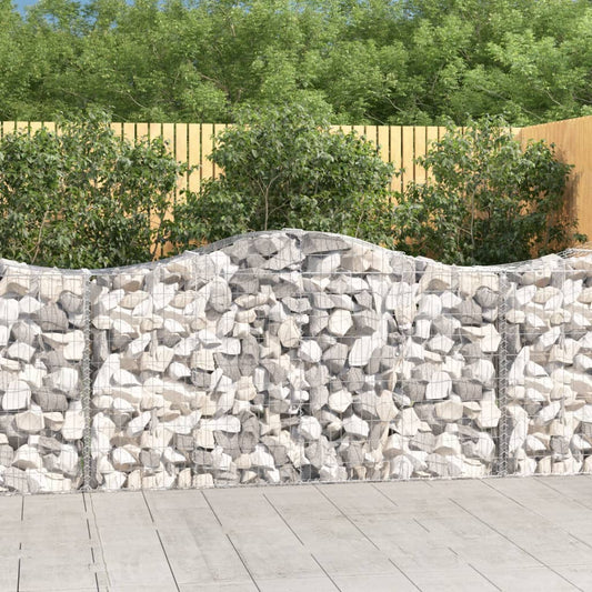 Kaarevat kivikorit 30 kpl 200x50x100/120 cm galvanoitu rauta - Sisustajankoti.fi