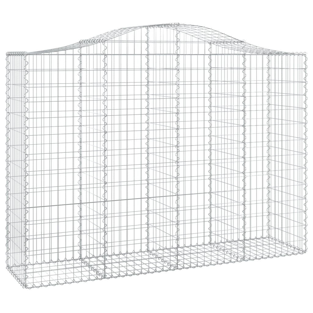 Kaarevat kivikorit 4 kpl 200x50x140/160 cm galvanoitu rauta - Sisustajankoti.fi