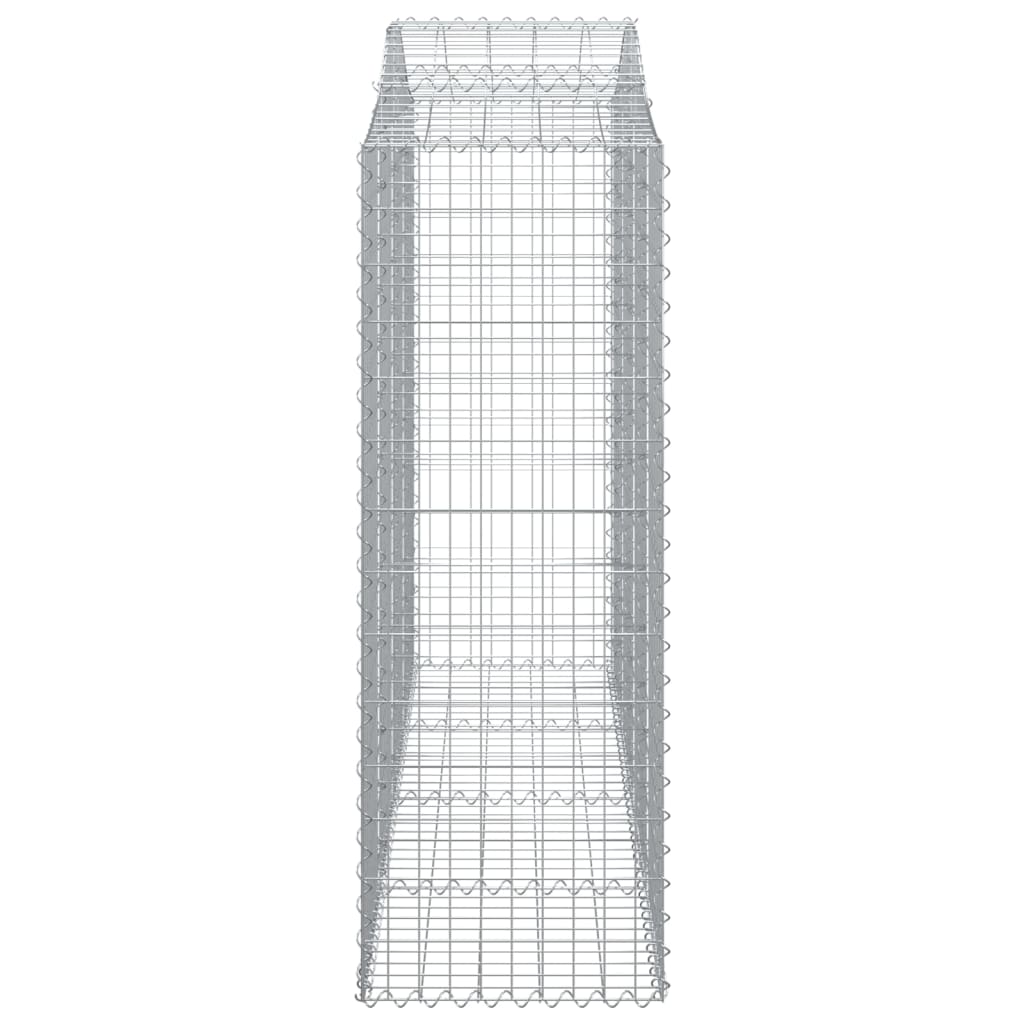 Kaarevat kivikorit 6 kpl 200x50x140/160 cm galvanoitu rauta - Sisustajankoti.fi