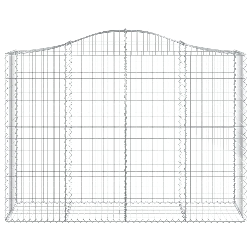 Kaarevat kivikorit 7 kpl 200x50x140/160 cm galvanoitu rauta - Sisustajankoti.fi