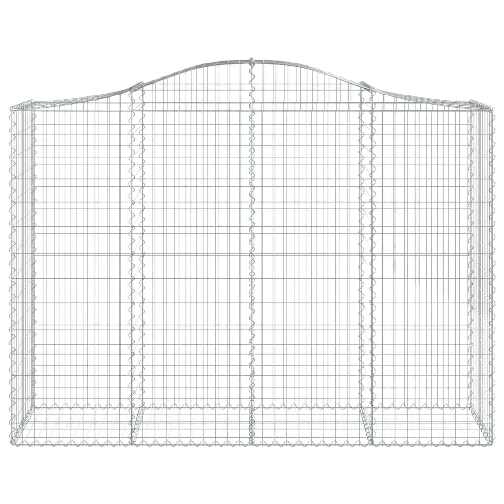 Kaarevat kivikorit 9 kpl 200x50x140/160 cm galvanoitu rauta - Sisustajankoti.fi