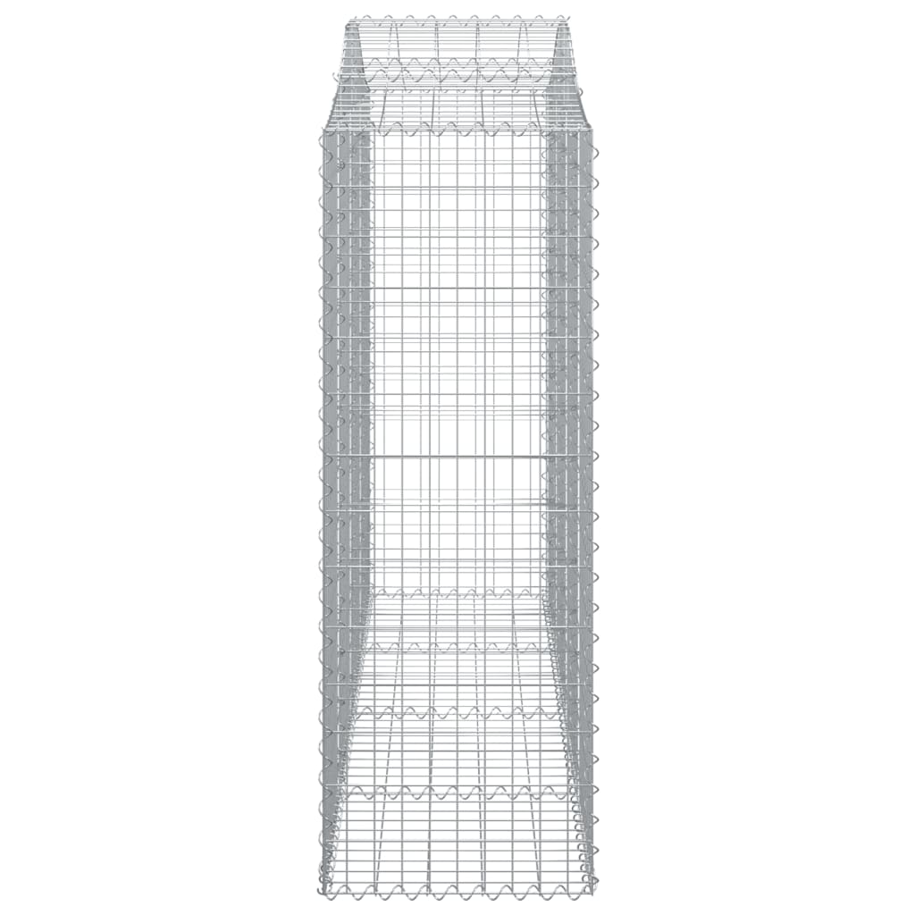 Kaarevat kivikorit 9 kpl 200x50x140/160 cm galvanoitu rauta - Sisustajankoti.fi
