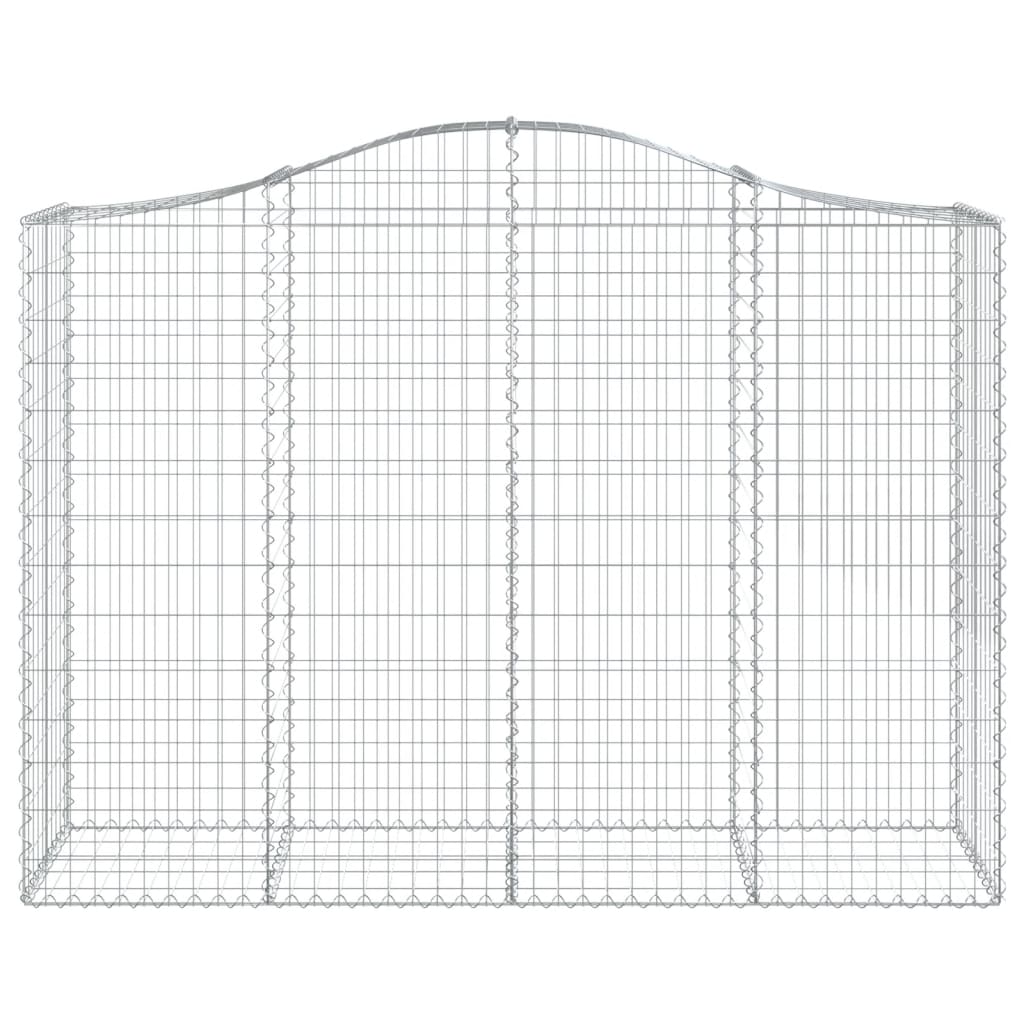 Kaarevat kivikorit 10 kpl 200x50x140/160 cm galvanoitu rauta - Sisustajankoti.fi