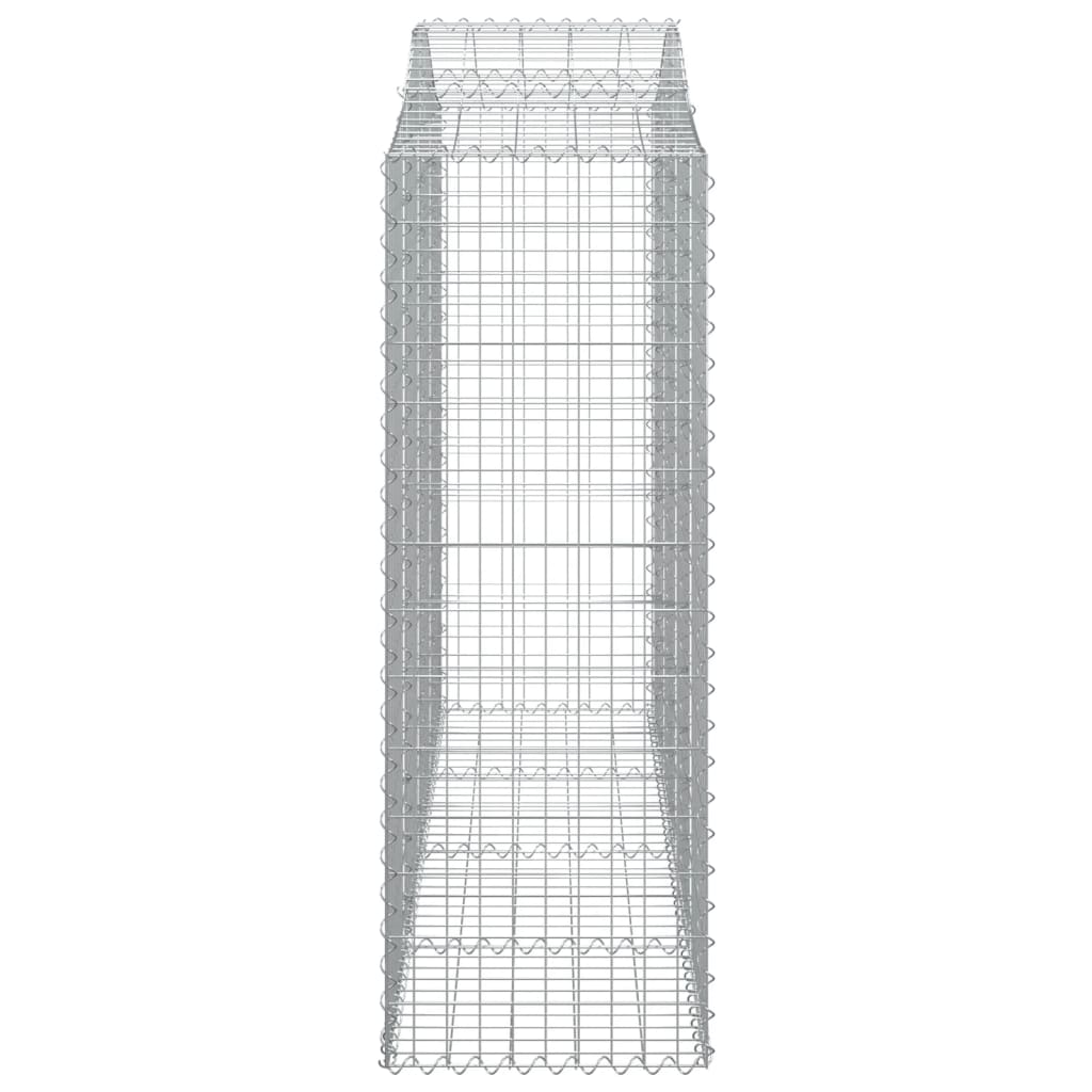 Kaarevat kivikorit 20 kpl 200x50x140/160 cm galvanoitu rauta - Sisustajankoti.fi